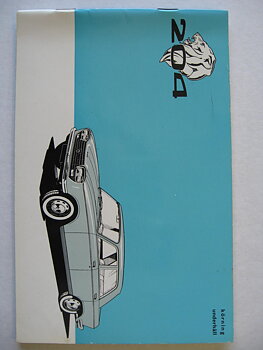 1973 Peugeot 204 Instruktionsbok