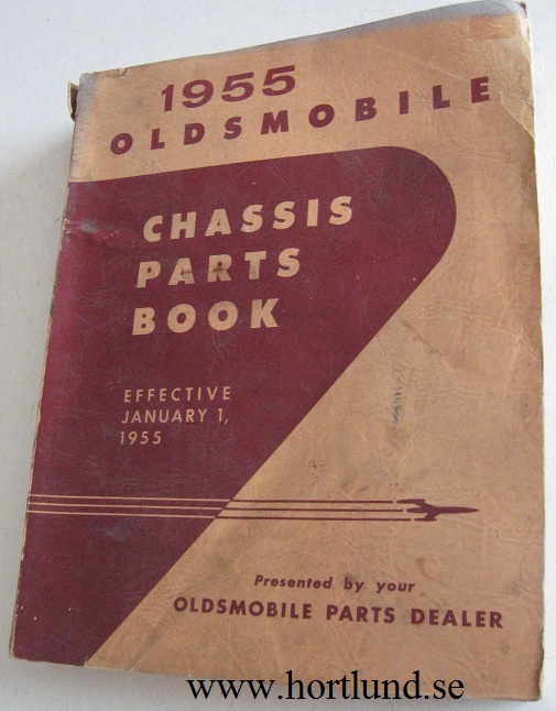 1955 Oldsmobile Chassis Parts Book