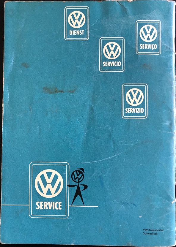1955 Volkswagen VW Transporter Instruktionsbok - 2