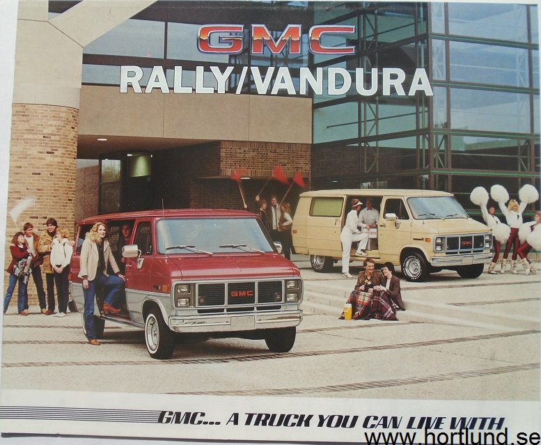 1985 GMC Rally/Vandura Broschyr