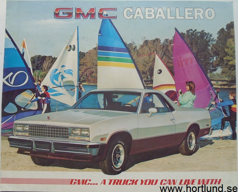 1985 GMC Caballero Broschyr