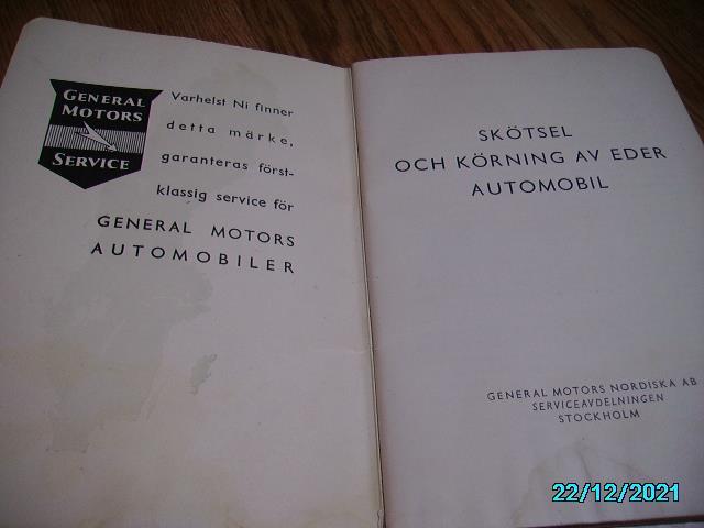 1951 GM Skötsel och körning av Eder GM vagn - 3
