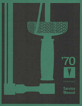 1970 Pontiac Service Manual alla modeller