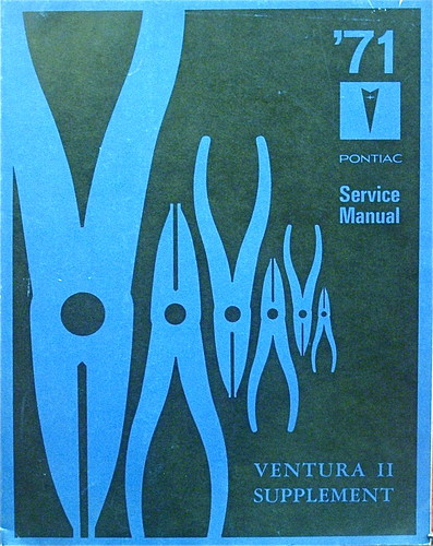 1971 Pontiac Ventura II Service Manual supplement