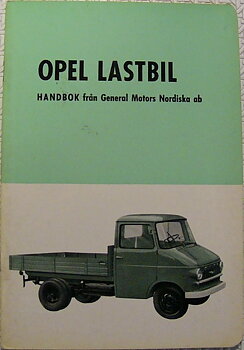1964 Opel Blitz 300 & 330 Lastbil Handbok
