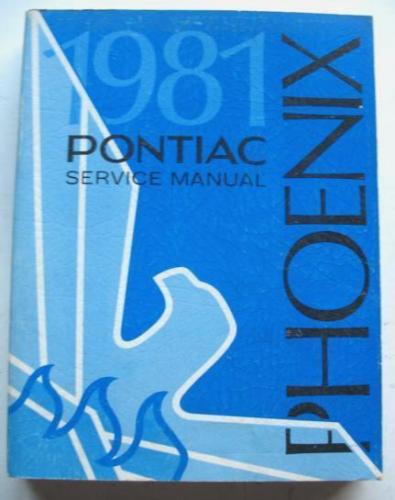 1981 Pontiac Phoenix Service Manual