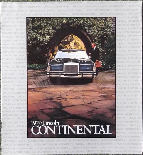 1979 Lincoln Continental Lyxbroschyr