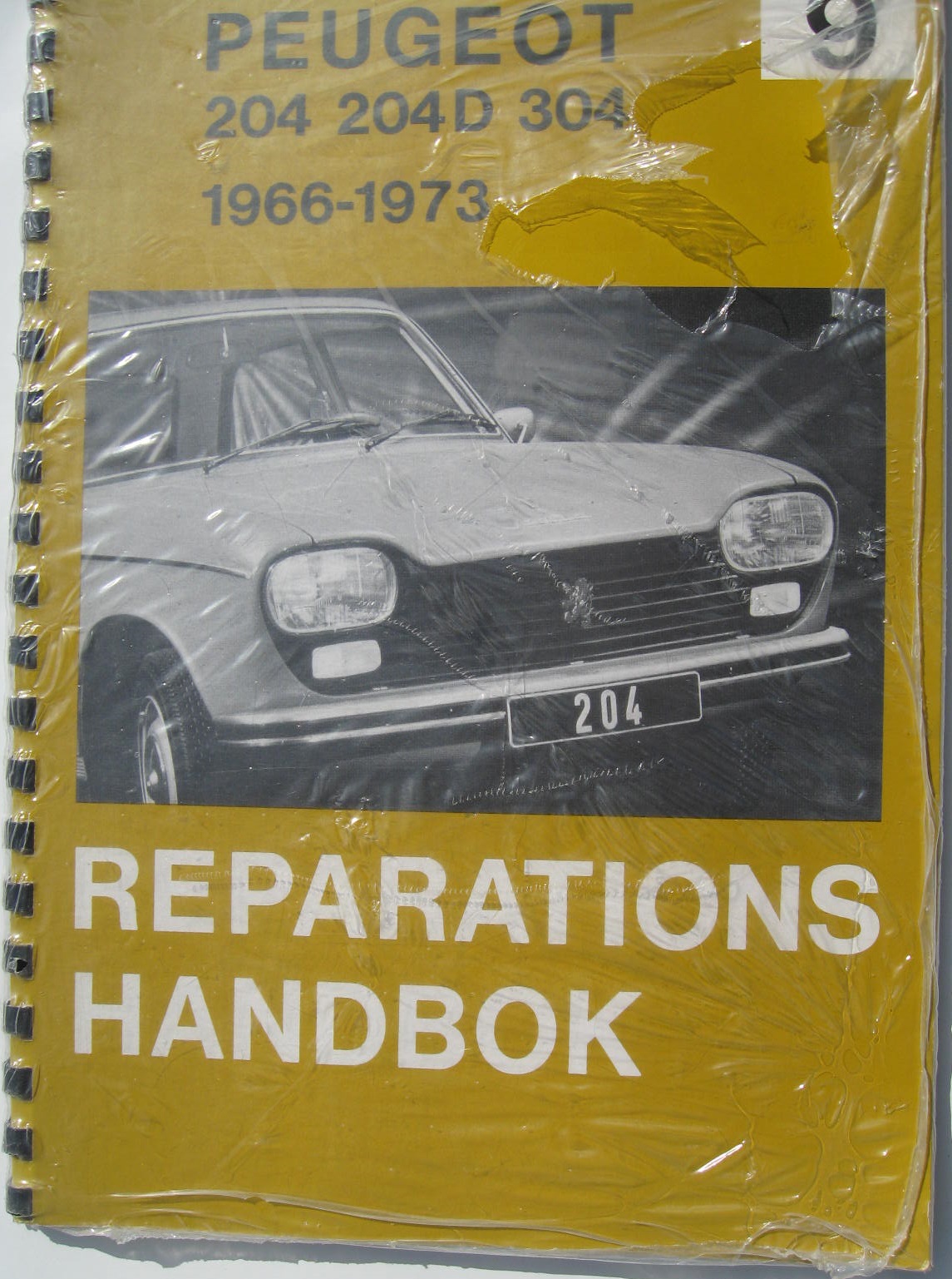 1966 - 1973 Peugeot 204 204D 304 Reparationshandbok