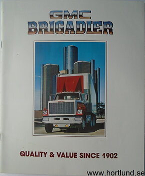 1982 GMC Brigader Broschyr