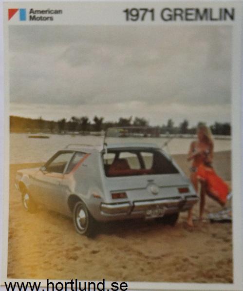 1971 AMC Gremlin broschyr