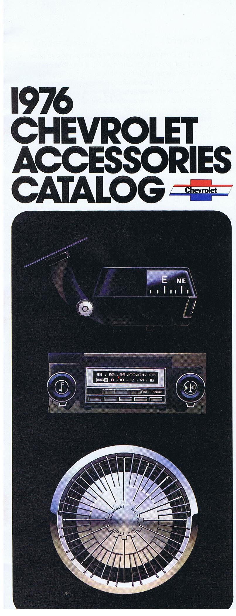 1976 Chevrolet Accessories Catalog