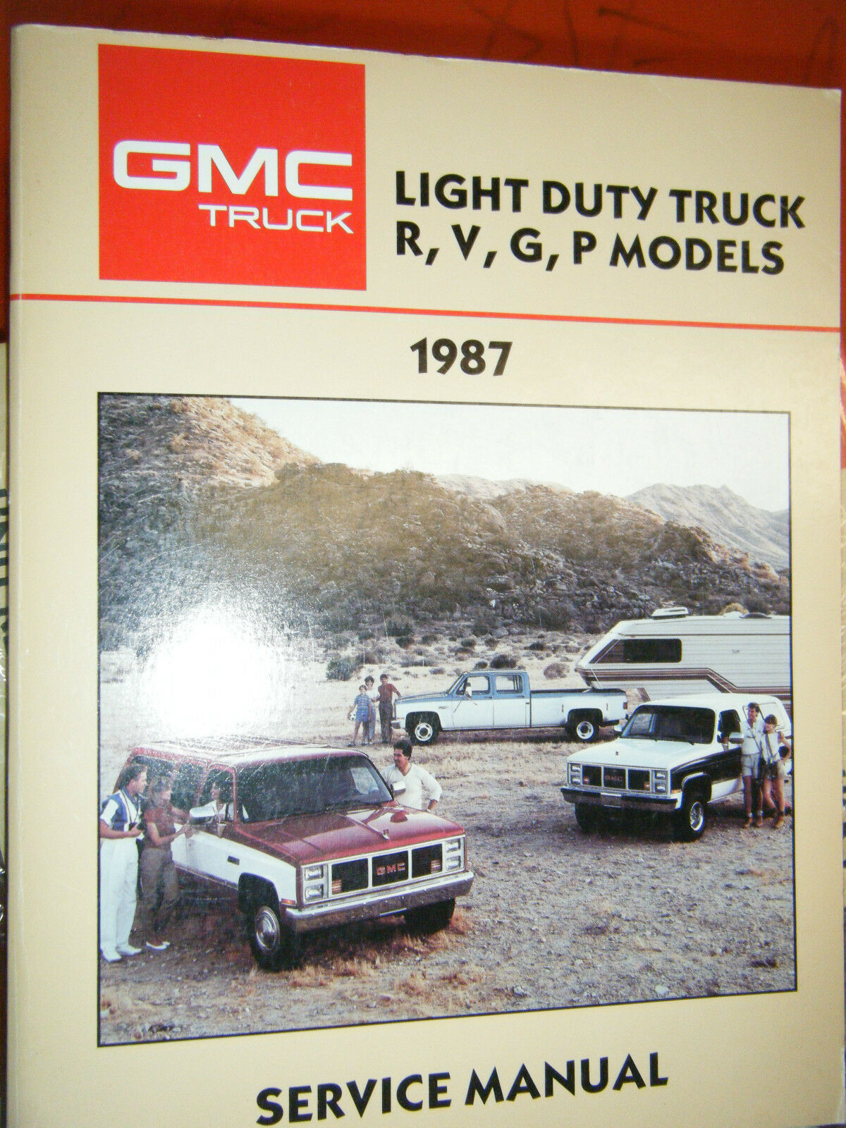1987 GMC Light Duty Trucks Service Manual