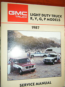 1987 GMC Light Duty Trucks Service Manual