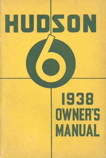 1938 Hudson 6 Owner's Manual