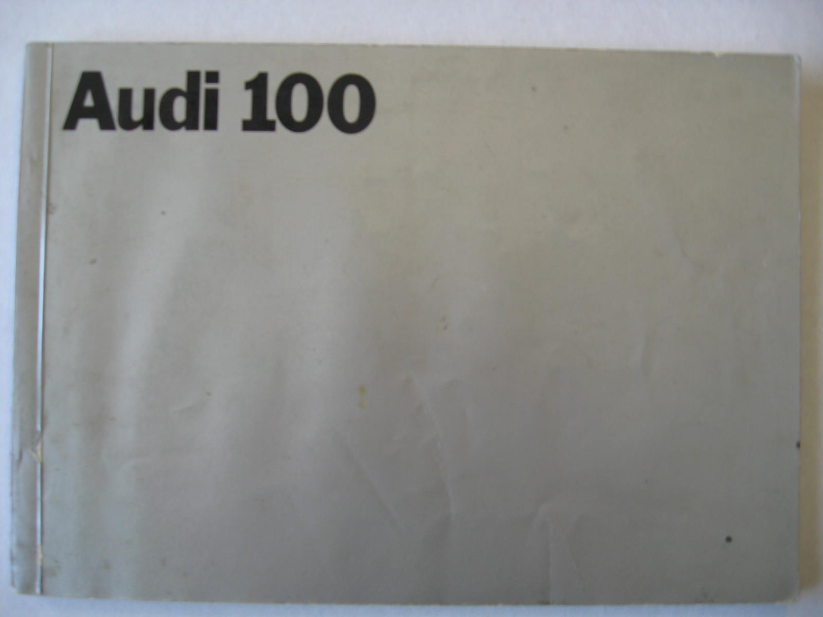 1969 Audi 100 Instruktionsbok