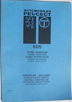 1984 Peugeot 505 Turbo Injection