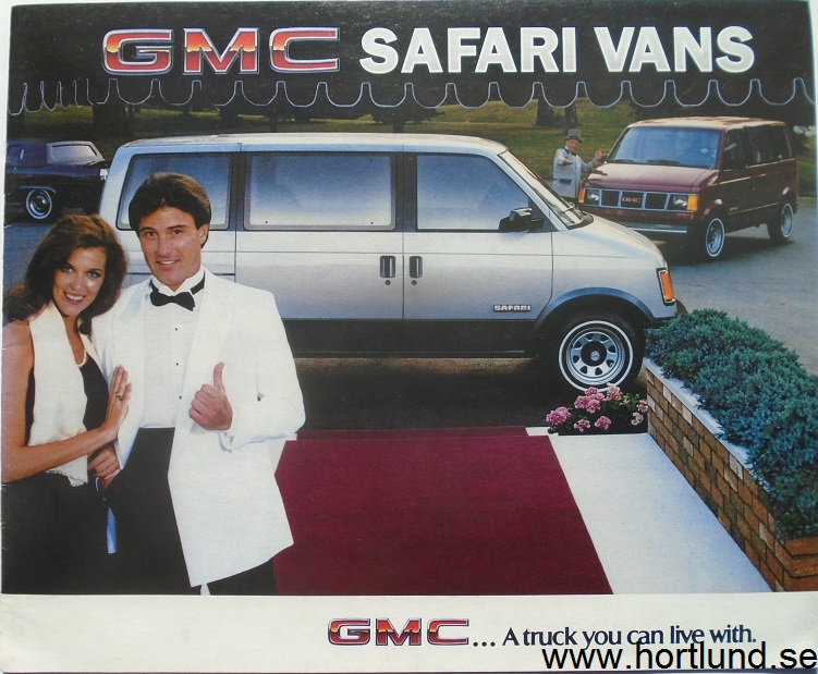 1985 GMC Safari Vans Broschyr