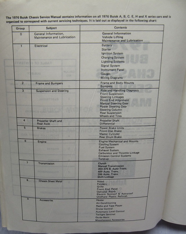 1976 Buick Chassis Service Manual - 3