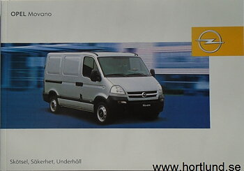 2006 Opel Movano Handbok
