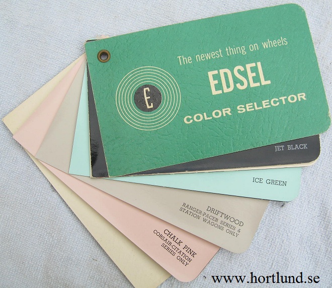 1958 Edsel Color Selector