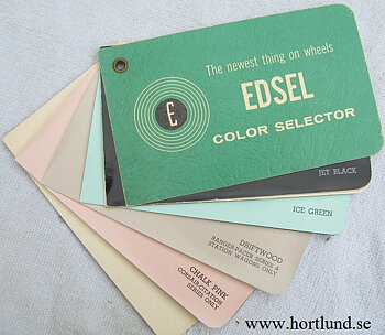 1958 Edsel Color Selector