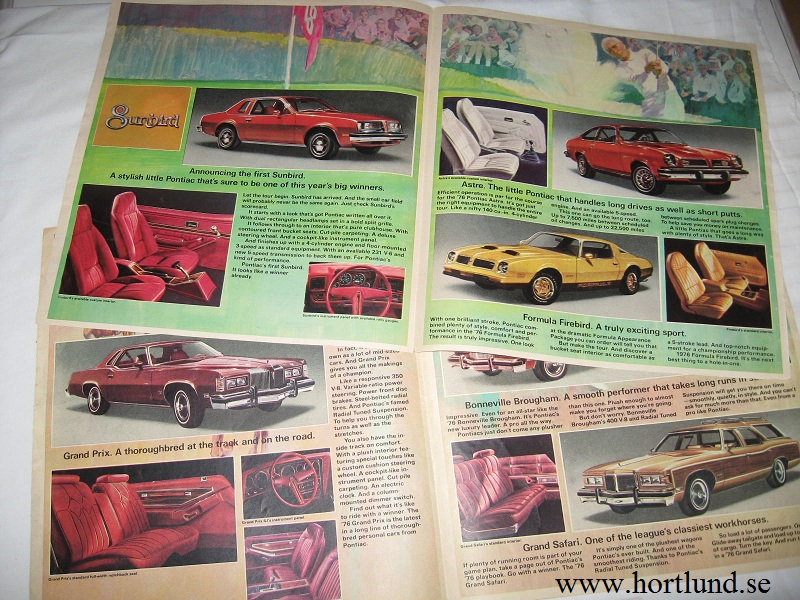 1976 Pontiac broschyr alla modeller - 2