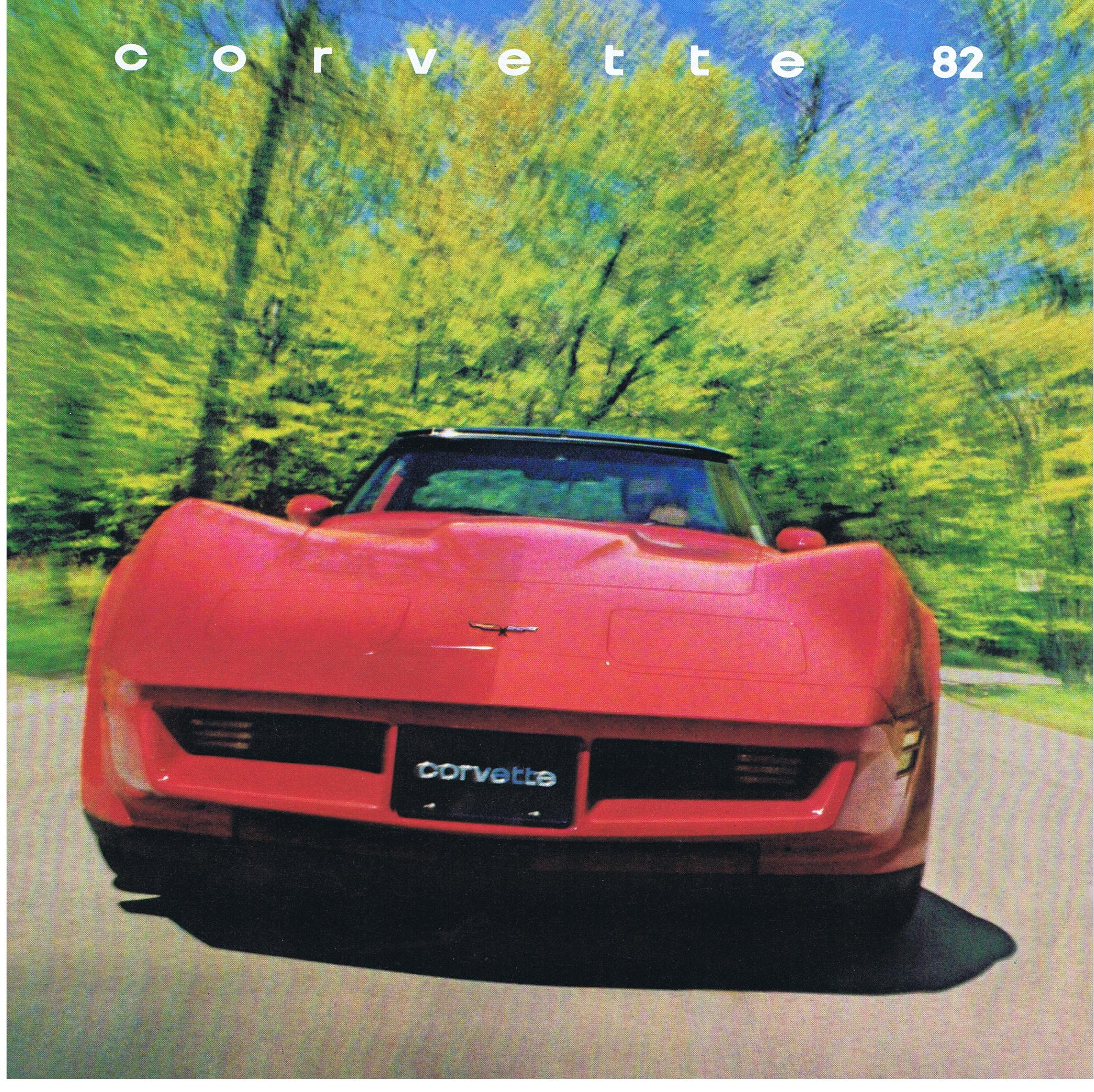 1982 Chevrolet Corvette Broschyr