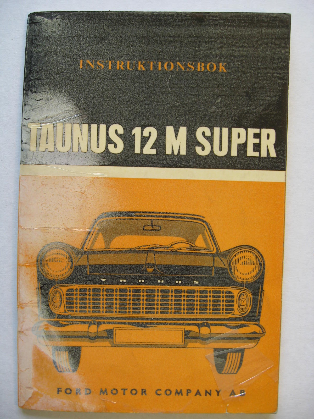1960 Ford Taunus 12 M Super Instruktionsbok