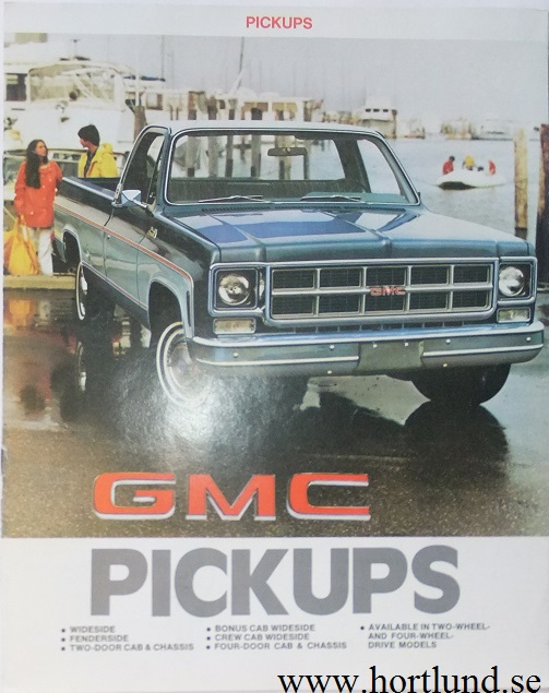 1977 GMC Pickups Broschyr