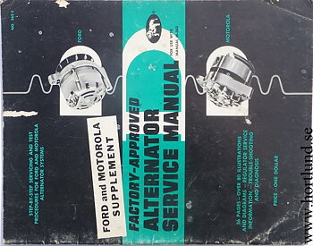 1963 Ford and Motorola Alternator Service Manual