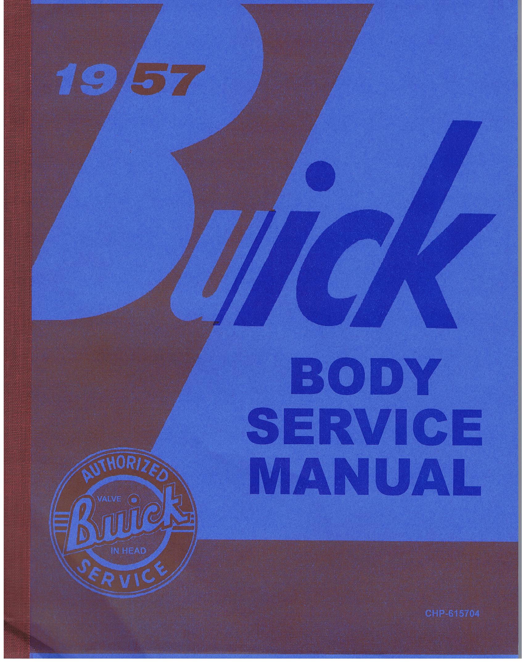 1957 Buick Body Service Manual