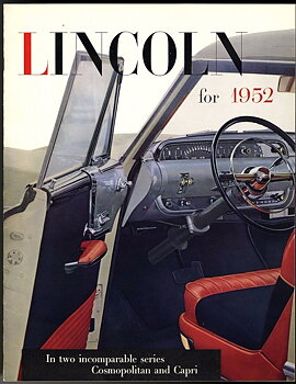 1952 Lincoln broschyr, Lyxbroschyr för 1952