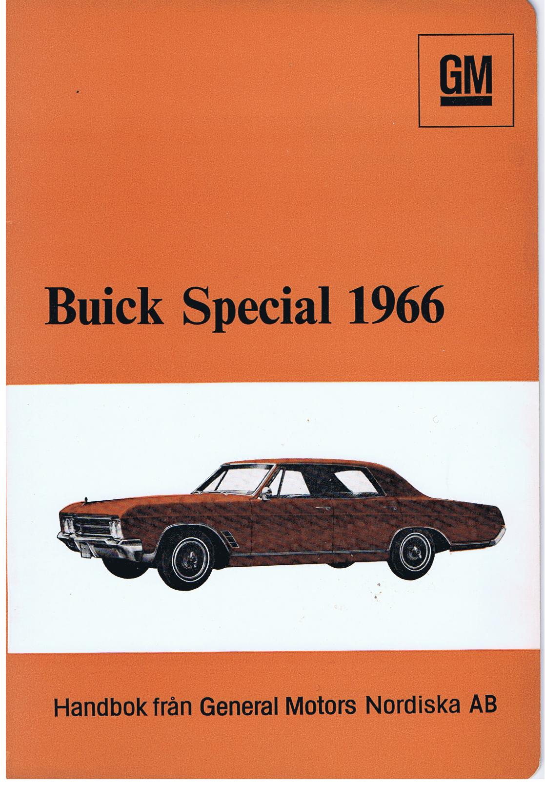 1966 Buick Special Handbok, svensk