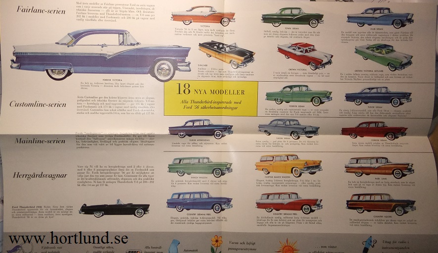 1956 Ford broschyr svensk - 2