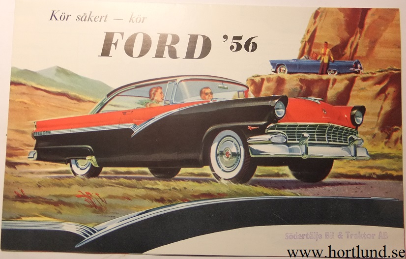 1956 Ford broschyr svensk