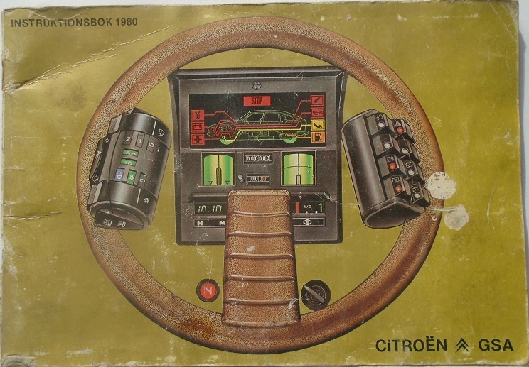 1980 Citroën GSA Instruktionsbok