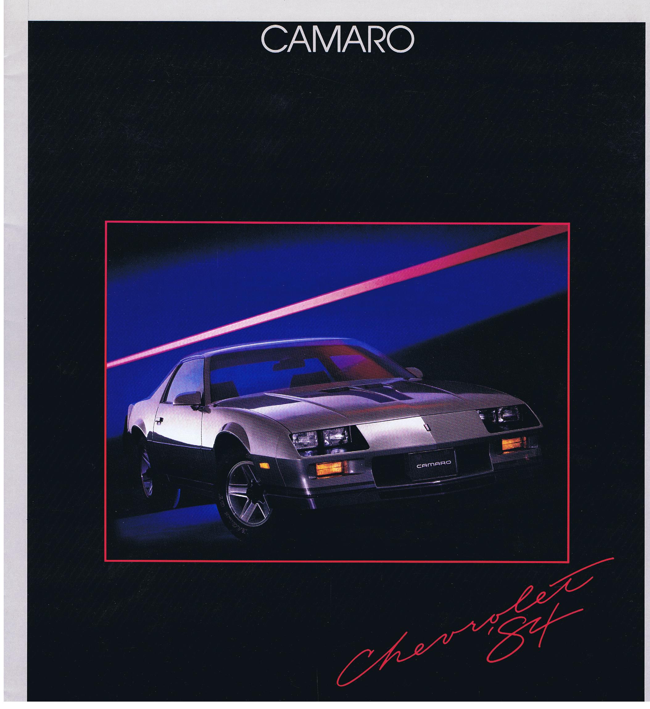 1984 Chevrolet Camaro Broschyr
