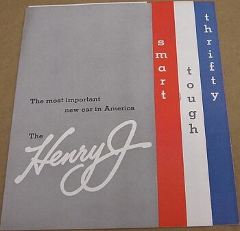1951 Henry J broschyr. The most important...