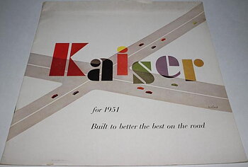 1951 Kaiser Lyxbroschyr