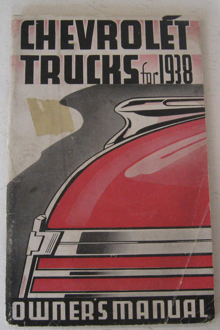 1938 Chevrolet Trucks Owners Manual