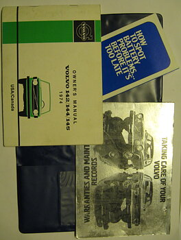 1974 Volvo 142/144/145 Owner's Manual
