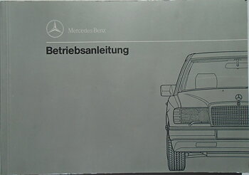1992 Mercedes-Benz 200-300 D Typ 124 Betriebsanleitung