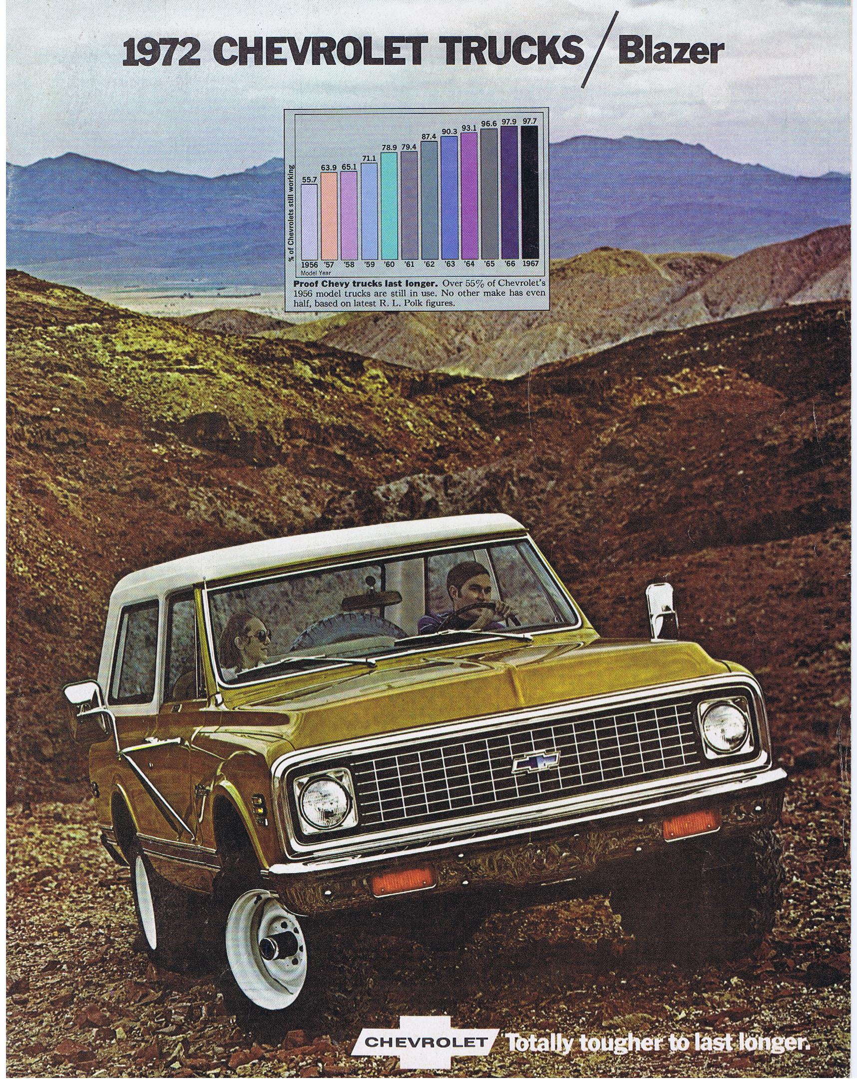 1972 Chevrolet Truck Blazer Broschyr