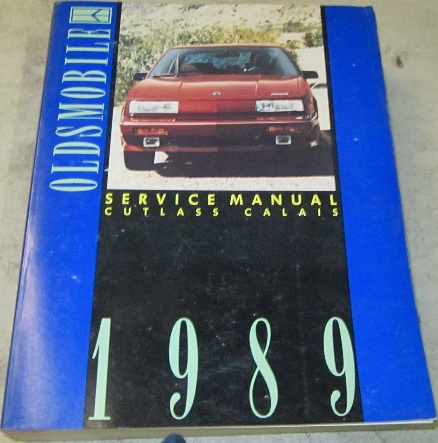 1989 Oldsmobile Cutlass Calais Service Manual