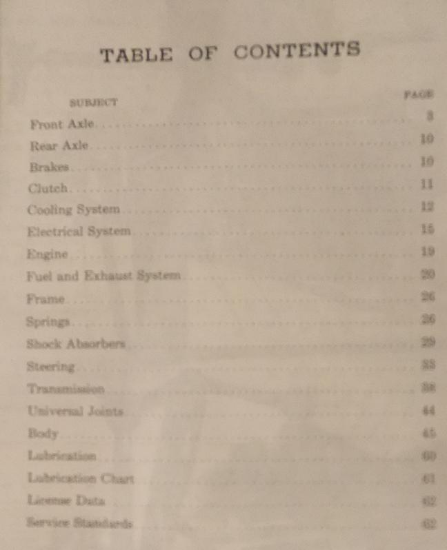 1939 Dodge Passenger Car Shop Manual supplement - 2