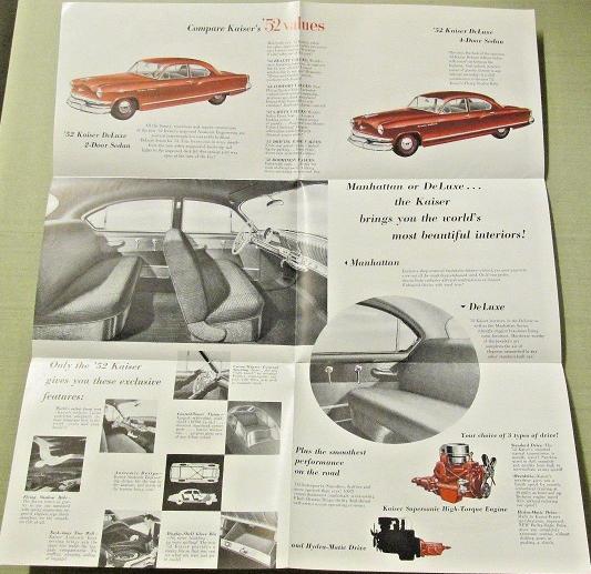 1952 Kaiser folder - 2