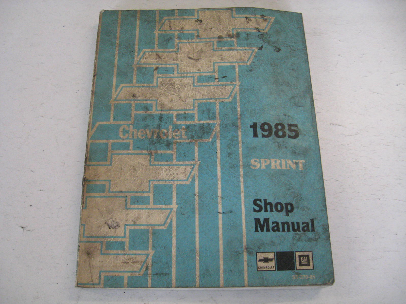 1985 Chevrolet Shop Manual Sprint