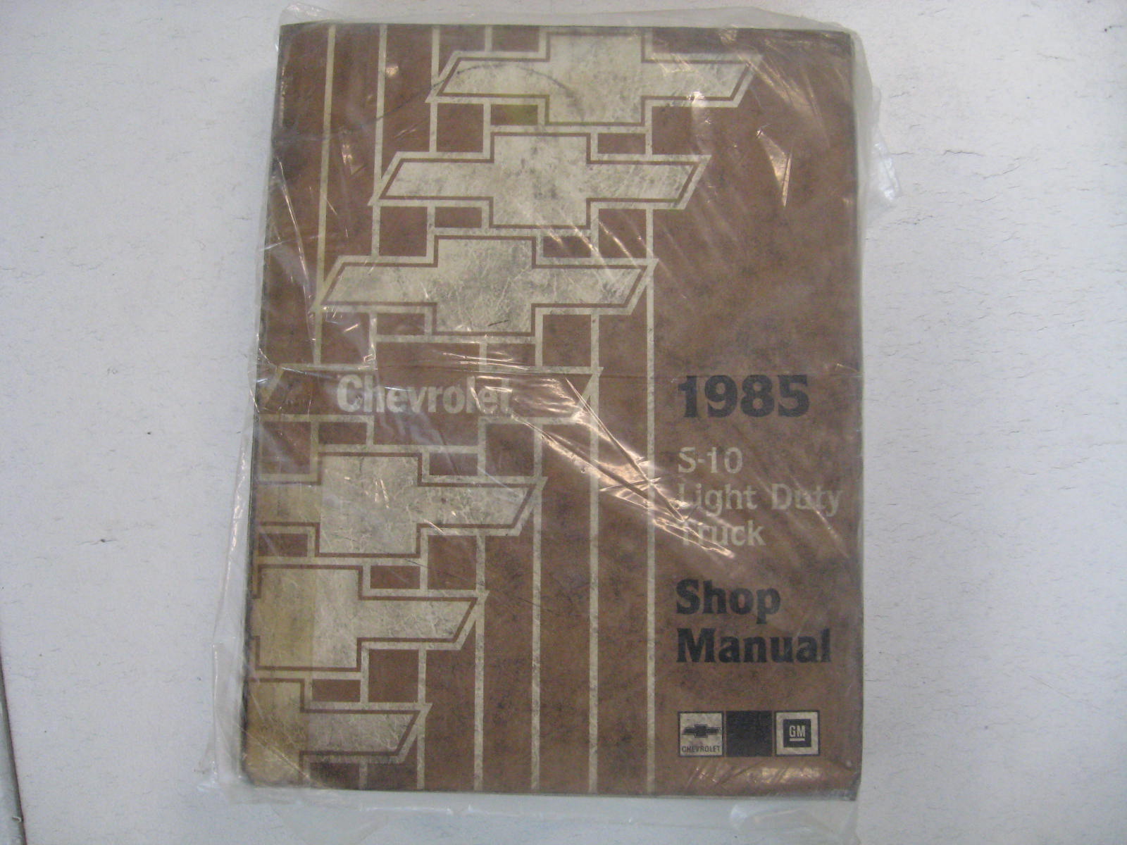 1985 Chevrolet Shop Manual S-10 Light Duty Truck