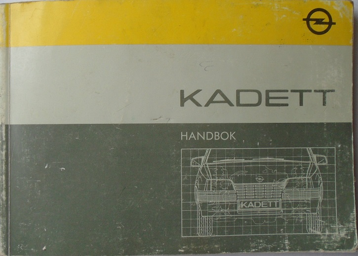 1985 Opel Kadett Handbok