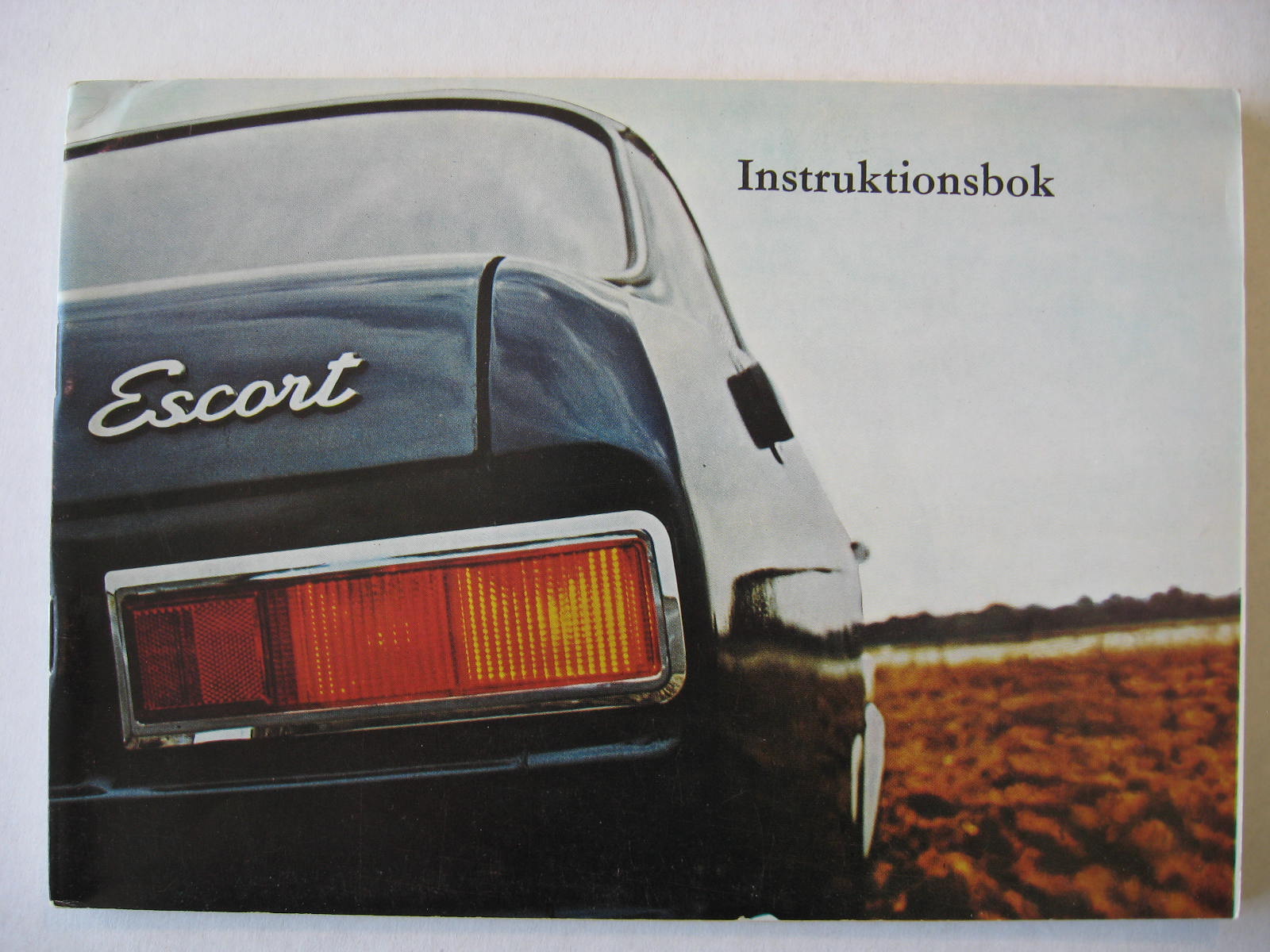 1968 Ford Escort Instruktionsbok